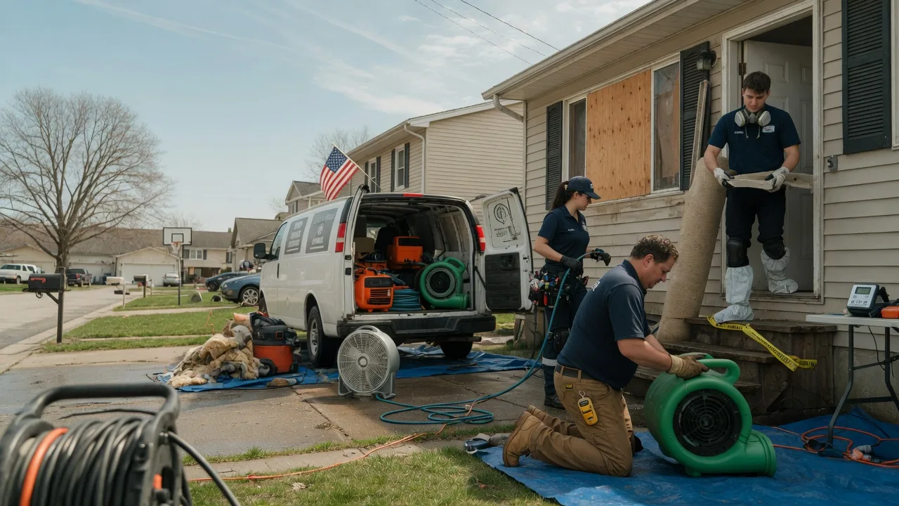 Water Damage Restoration in Fremont, MI near me